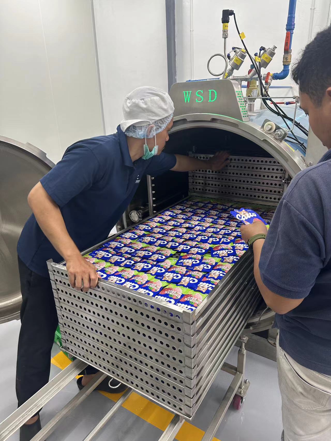 寵物食品殺菌鍋 雙層水浴式貓條殺菌鍋生產廠家