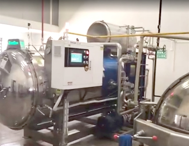 馬口鐵罐頭殺菌鍋客戶現(xiàn)場