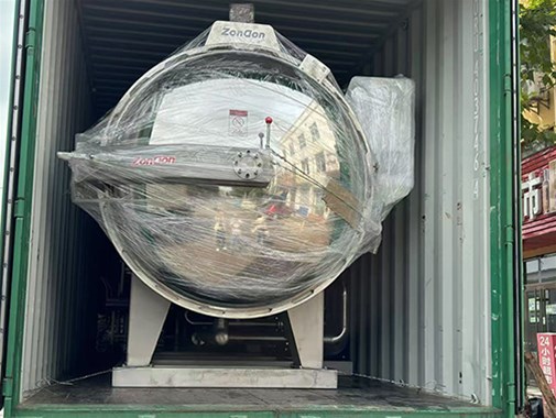 眾工機械 全自動袋裝蔬菜高溫蒸汽殺菌鍋發(fā)貨俄羅斯